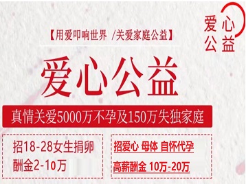沙湾捐卵助孕生子 爱心志愿者招募